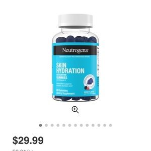 Neutrogena Skin Hydration Astaxanthin Gummies, Berry Flavor, 60 CT